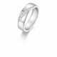 Wide-band Geometric Moissanite 925 Sterling Silver Ring