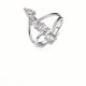 Assorted Shaped Moissanite For Women 925 Sterling Silver Ring