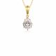 Pear Cut D Color Moissanite Necklace 925 Sterling Silver