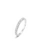 Women’s Moissanite Half Circle Setting 925 Sterling Silver Ring
