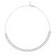 Italian Lace-Inspired Woven Choker Necklace in 925 Sterling Silver