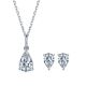 Pear-Cut Moissanite Classic Solitaire Stud Earrings in 925 Sterling Silver