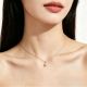 Teardrop Pear Shape Moissanite Necklace 925 Sterling Silver Pendant Necklace For Women 1 Carat 5mm * 8mm GRA Certified Light Luxury Daily Wear Elegant Modern Jewelry Gift